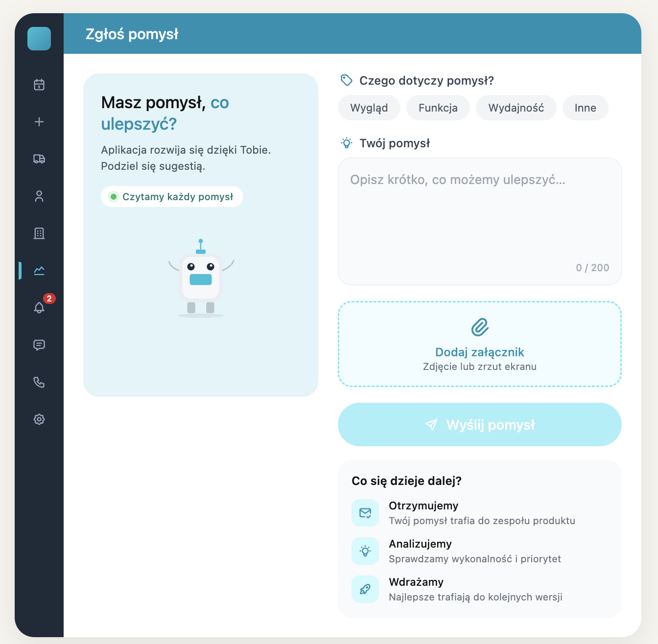 Early AI-assisted clickable prototype on desktop